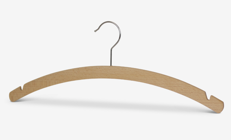 Cintre en bois avec encoches pour jupe Standard RE