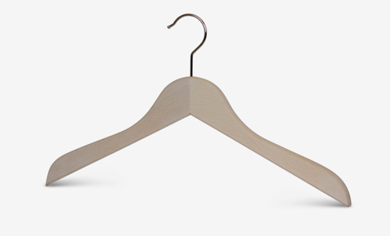 Cintre de garde-robe Classic blanchi blanc
