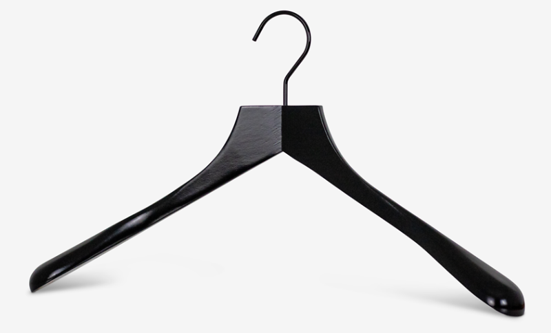 Cintre de garde-robe avec épaules élargies Profi All Black