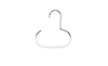 Cintre blanc pour accessoires, foulards et lingettes