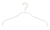 Top cintre silhouette F avec crochet en or - Webshop Mawa Hanger
